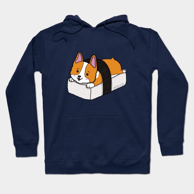 Nigiri Corgi Hoodie by SPufferARTs